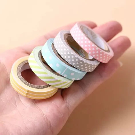 Washi Tape Strepen Stippen